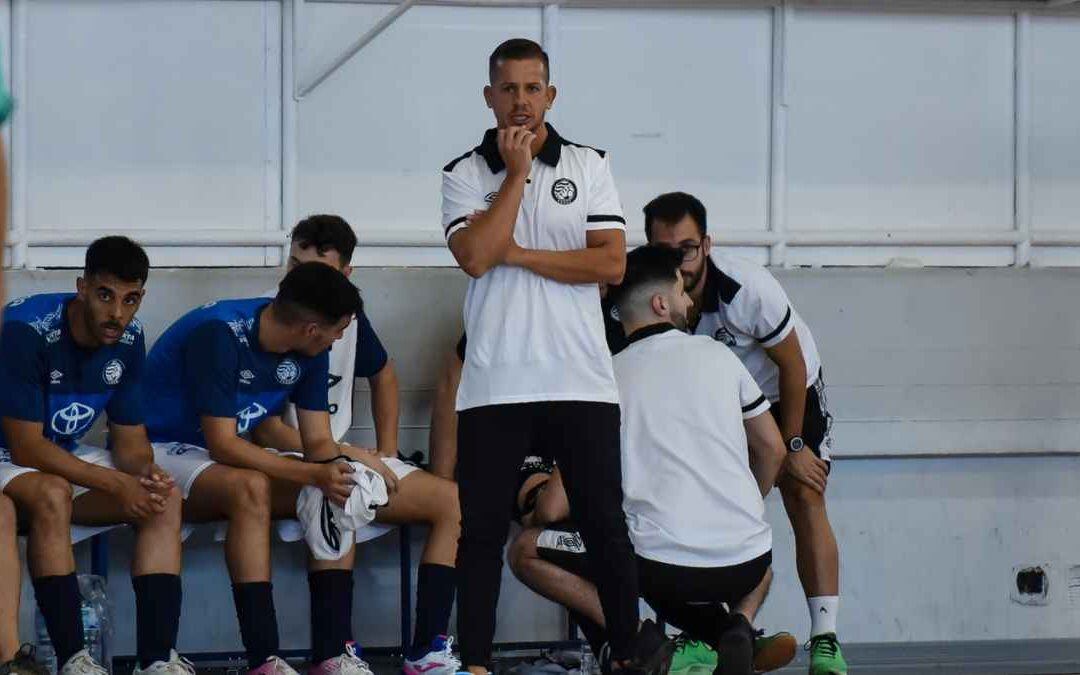 Nacho Juncal durante un partido esta temporada