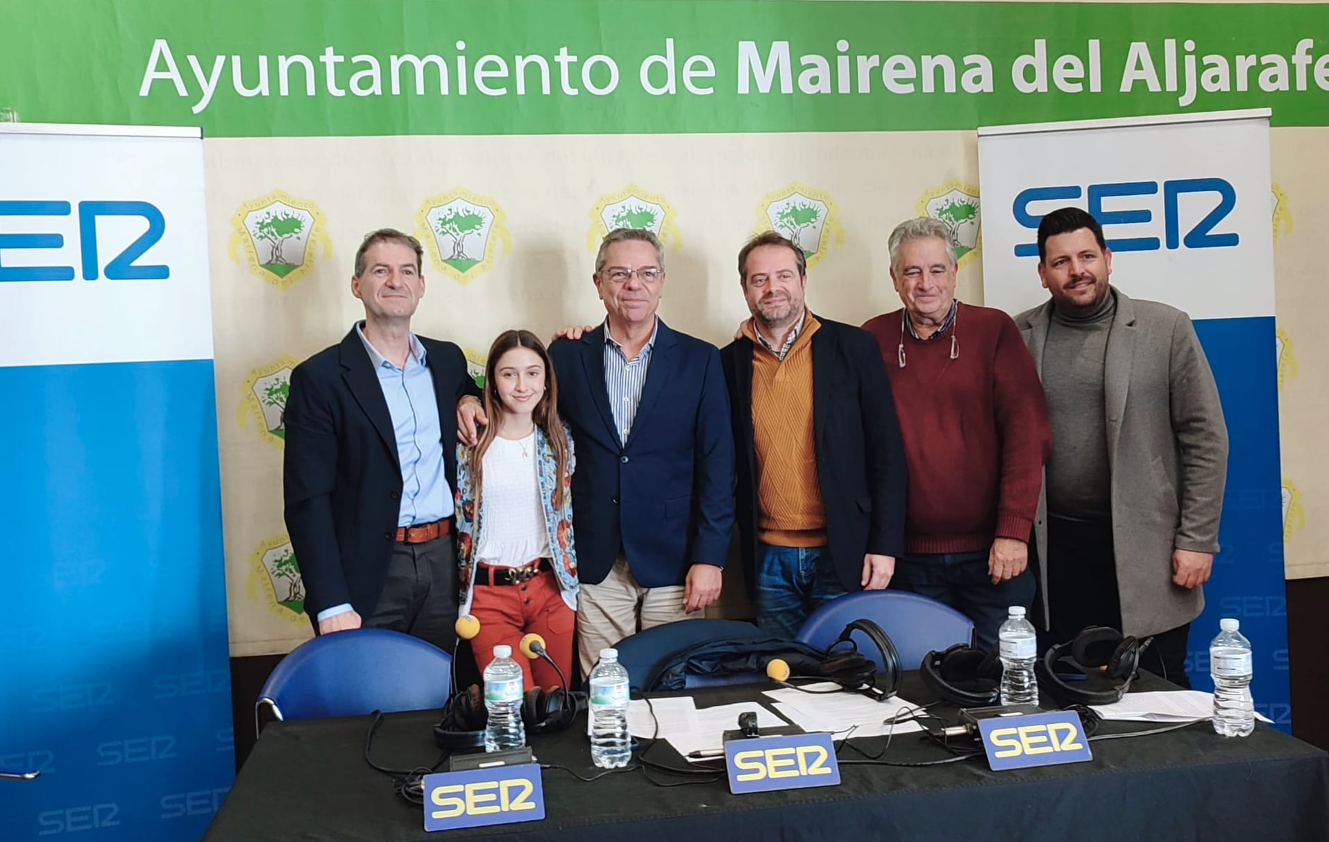 Borja Uruñuela, Blanca Miralles, Salomón Hachuel, Antonio Conde, Fermín García y Sergio toro