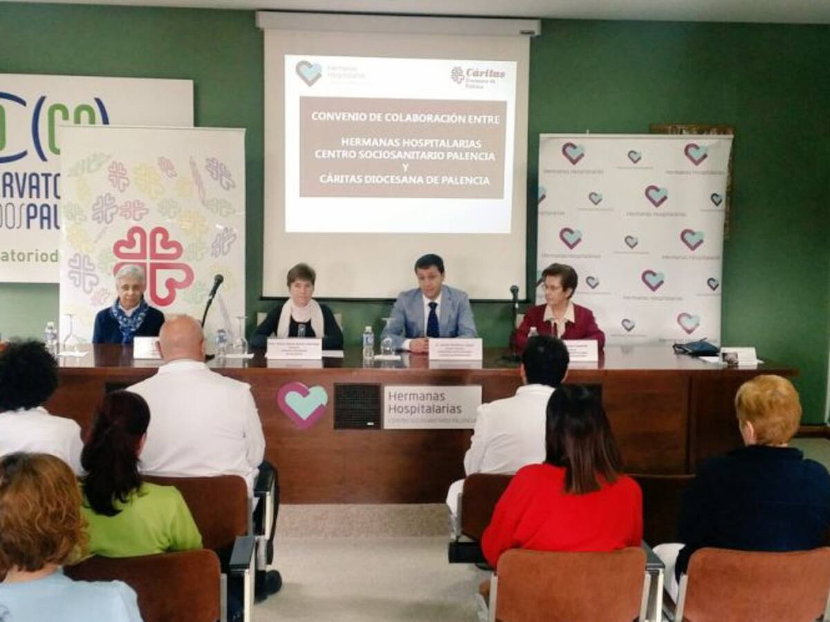 Hermanas Hospitalarias firma un convenio con Cáritas para ayudar a personas sin hogar