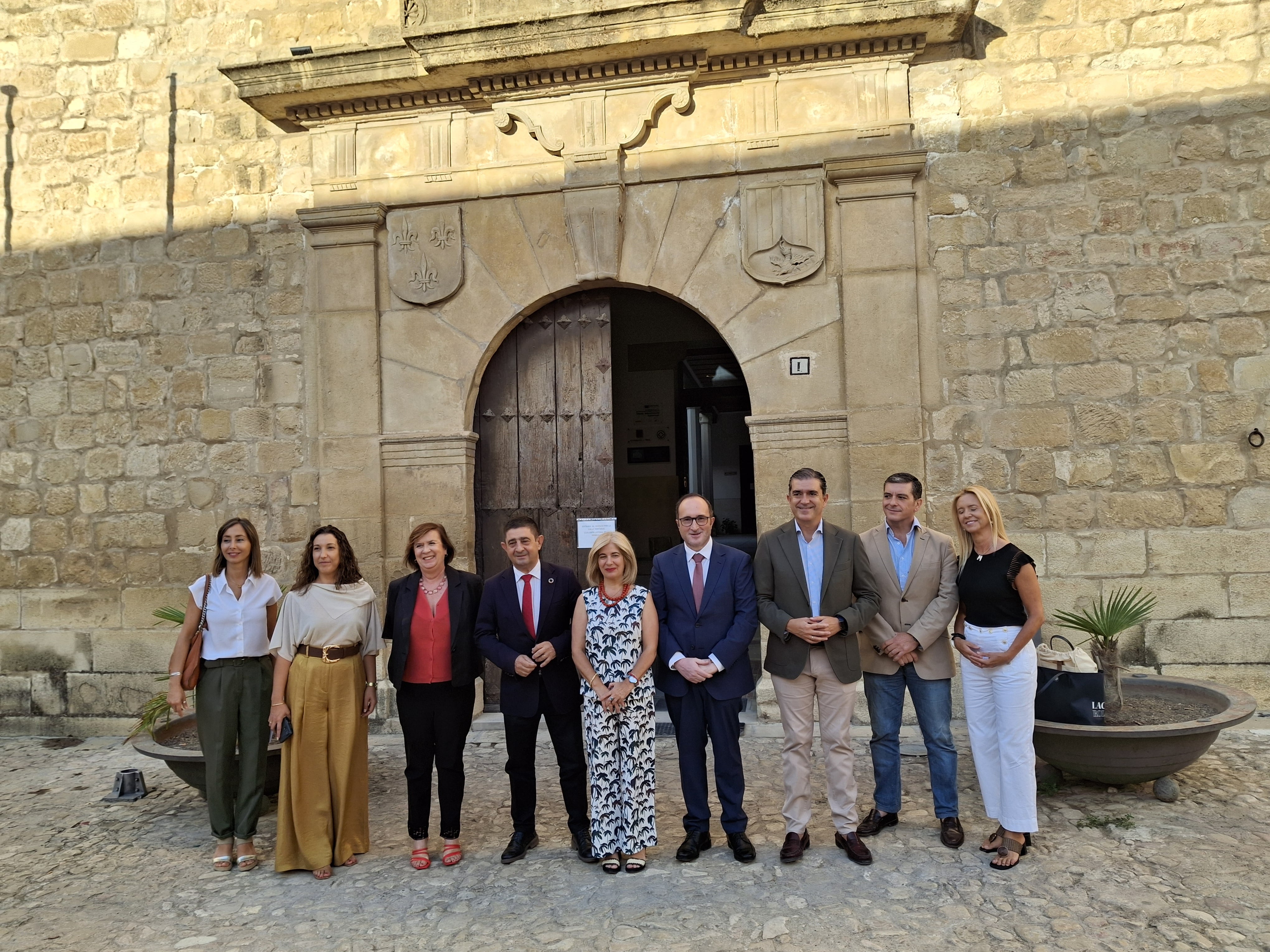 Inauguración de las jornadas sobre estrategias locales de turismo en Úbeda