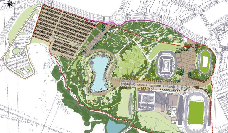 Plànol de l&#039;Anella Mediterrània.