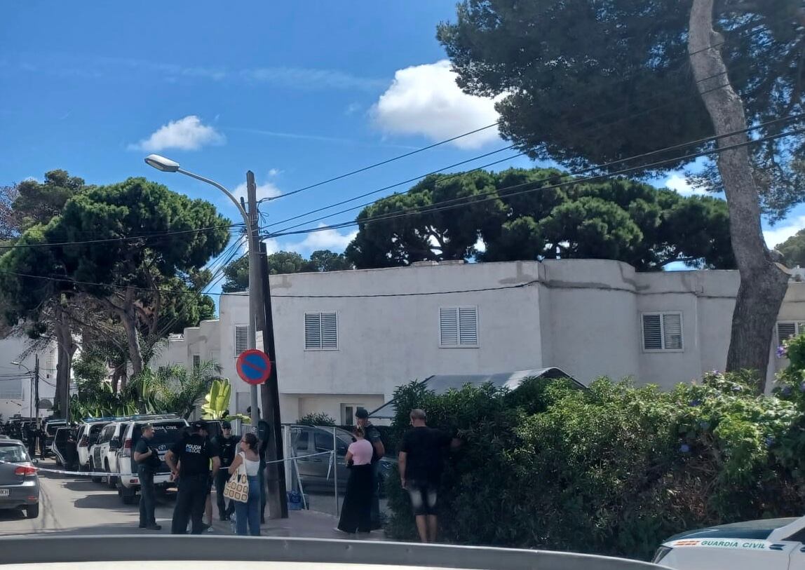 Imagen de los efectivos desplegados en la zona