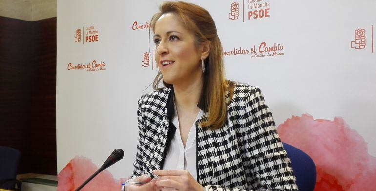 Cristina Maestre, portavoz del PSOE de Castilla-La Mancha