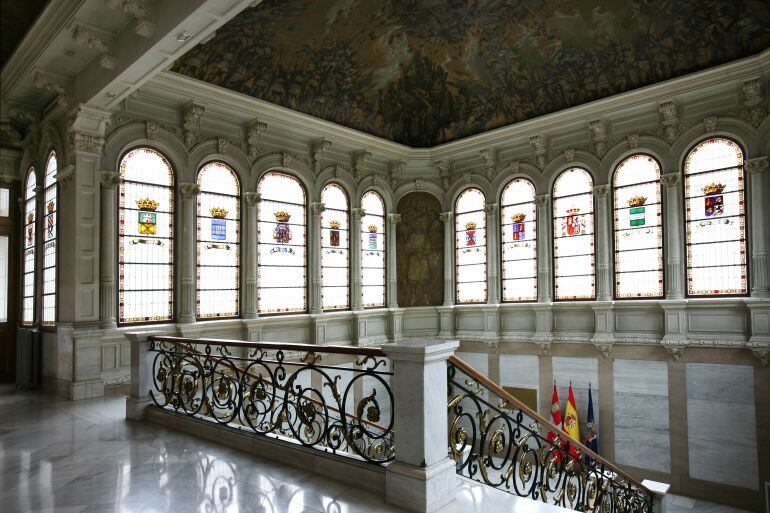 Interior del edificio de la Diputación