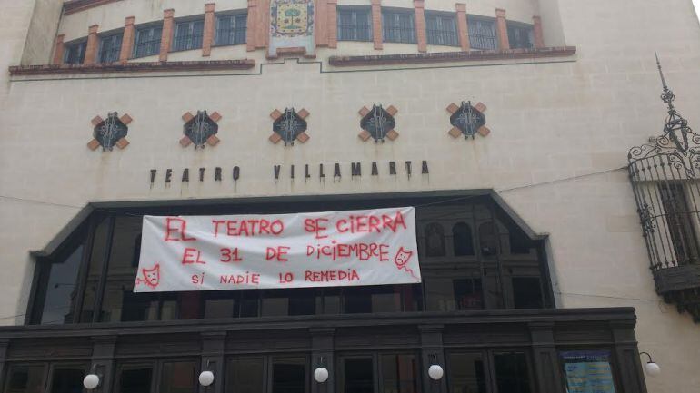 Imagen de la fachada del Teatro Villamarta