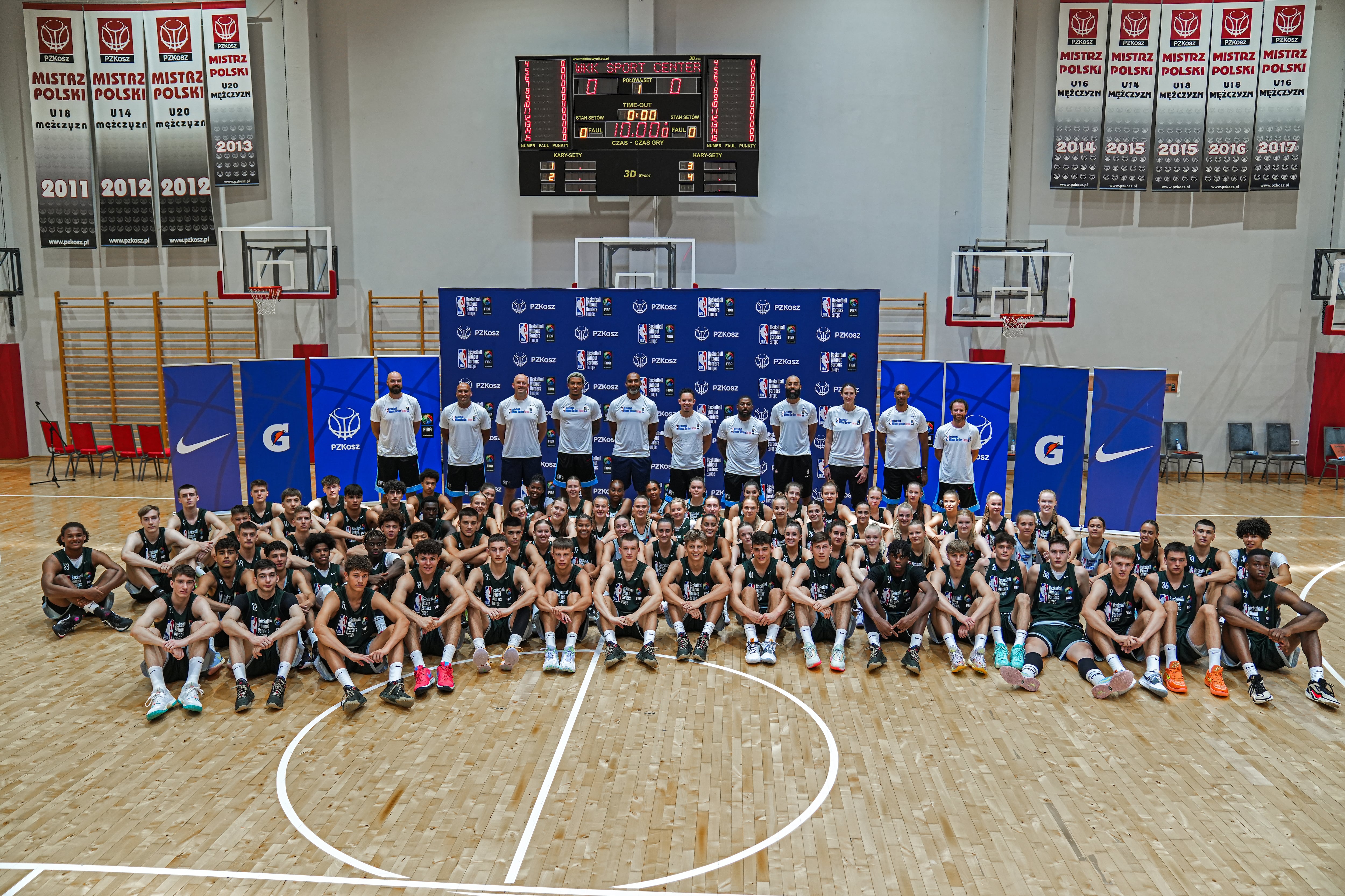 NBA y FIBA organizan la vigésima primera edición de Basketball Without Borders Europe en Málaga