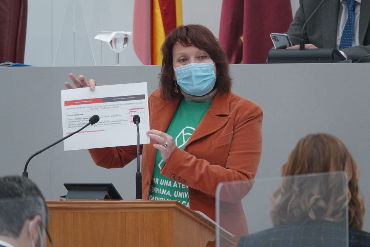 María Marín, Portavoz Parlamentaria de Podemos en la Asamblea Regional de Murcia