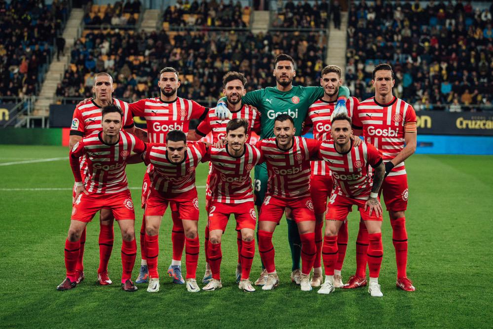 L'onze del Girona per jugar avui al Nuevo Mirandilla.