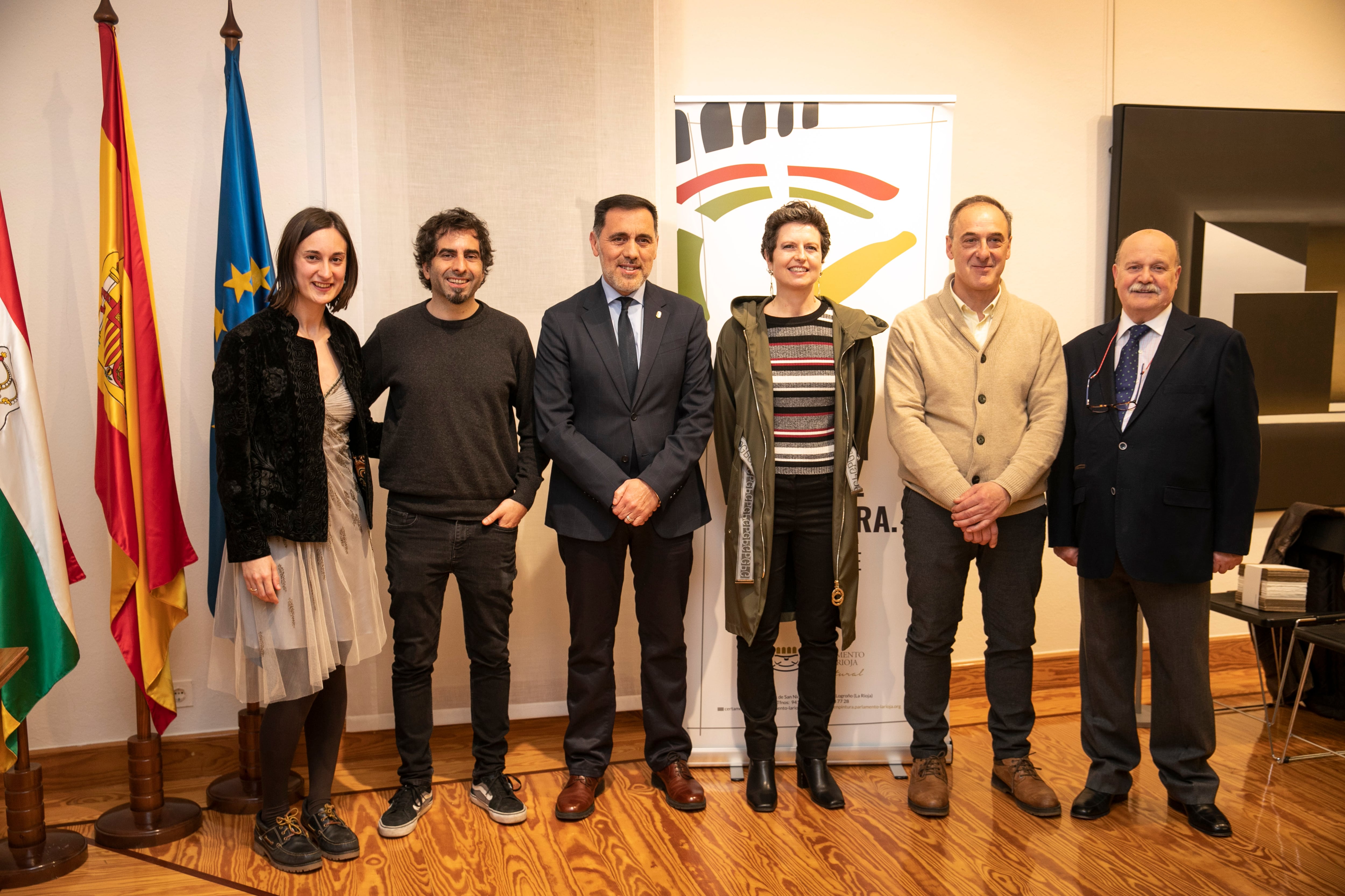 Entrega de premios del XIII Certamen de Pintura del Parlamento de La Rioja