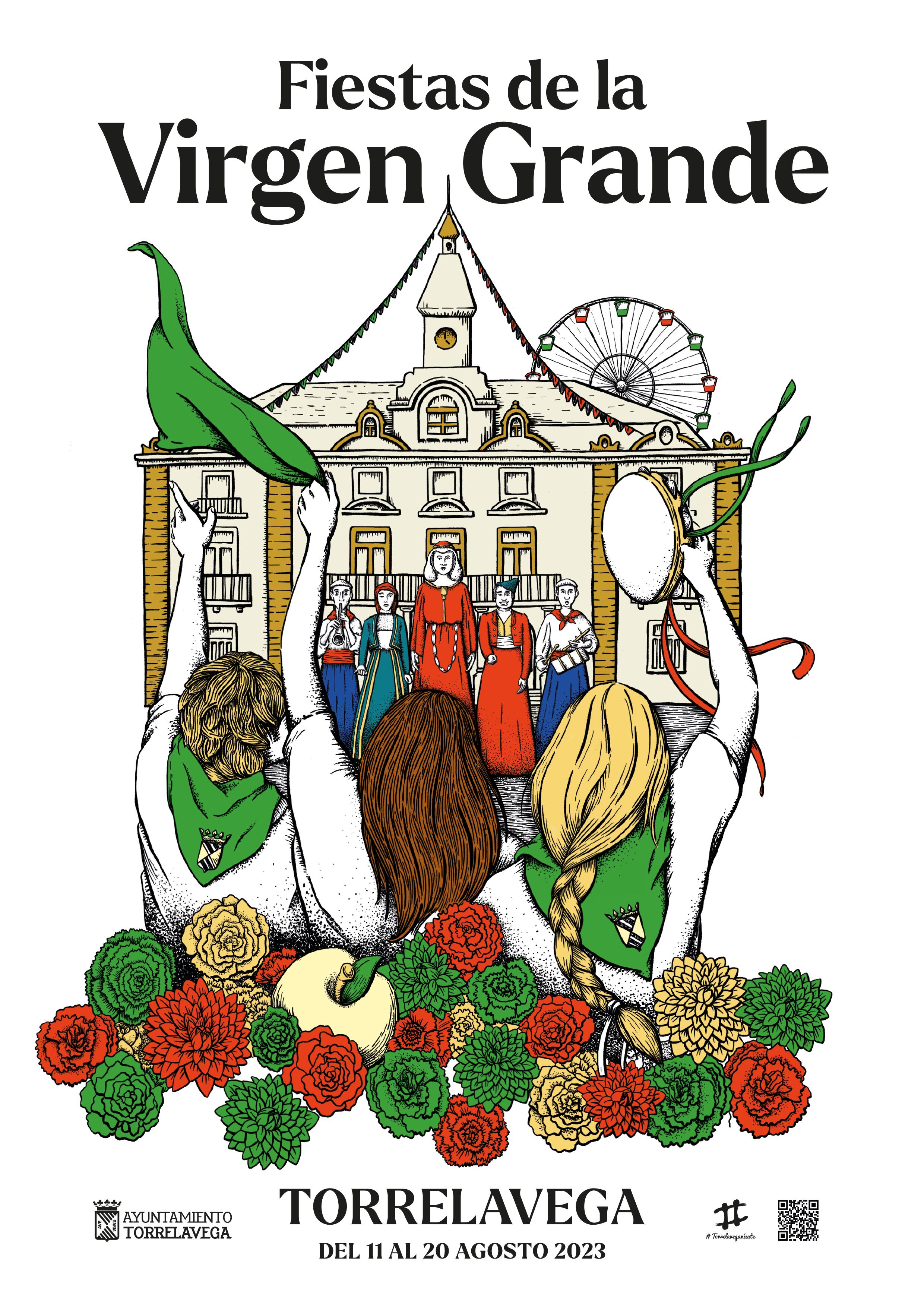 Cartel de las Fiestas de la Virgen Grande de Torrelavega 2023