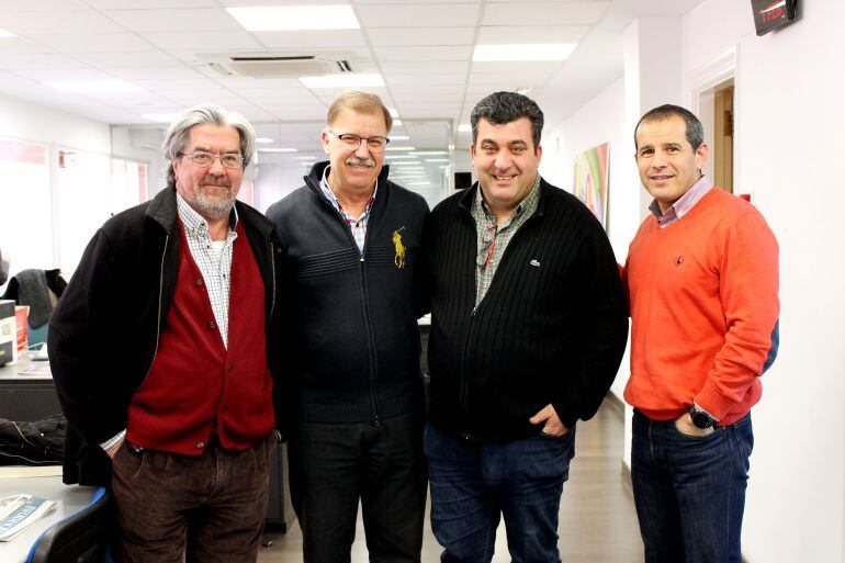 Antonio Balibrea, Toni Arques, Vicente Cutanda y Carlos Arcaya