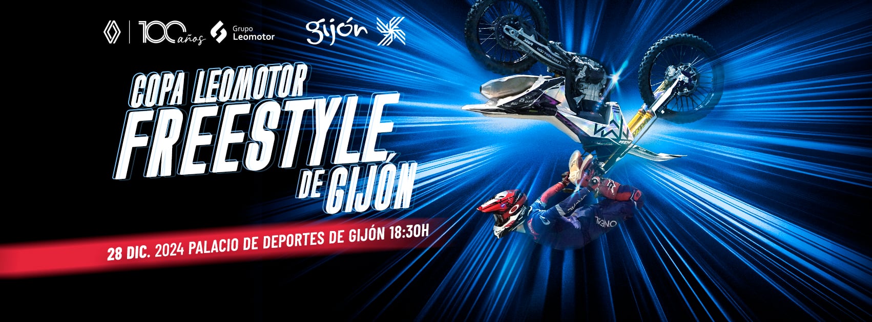 Cartel de la Copa Leomotor de Freestyle de Gijón 2024