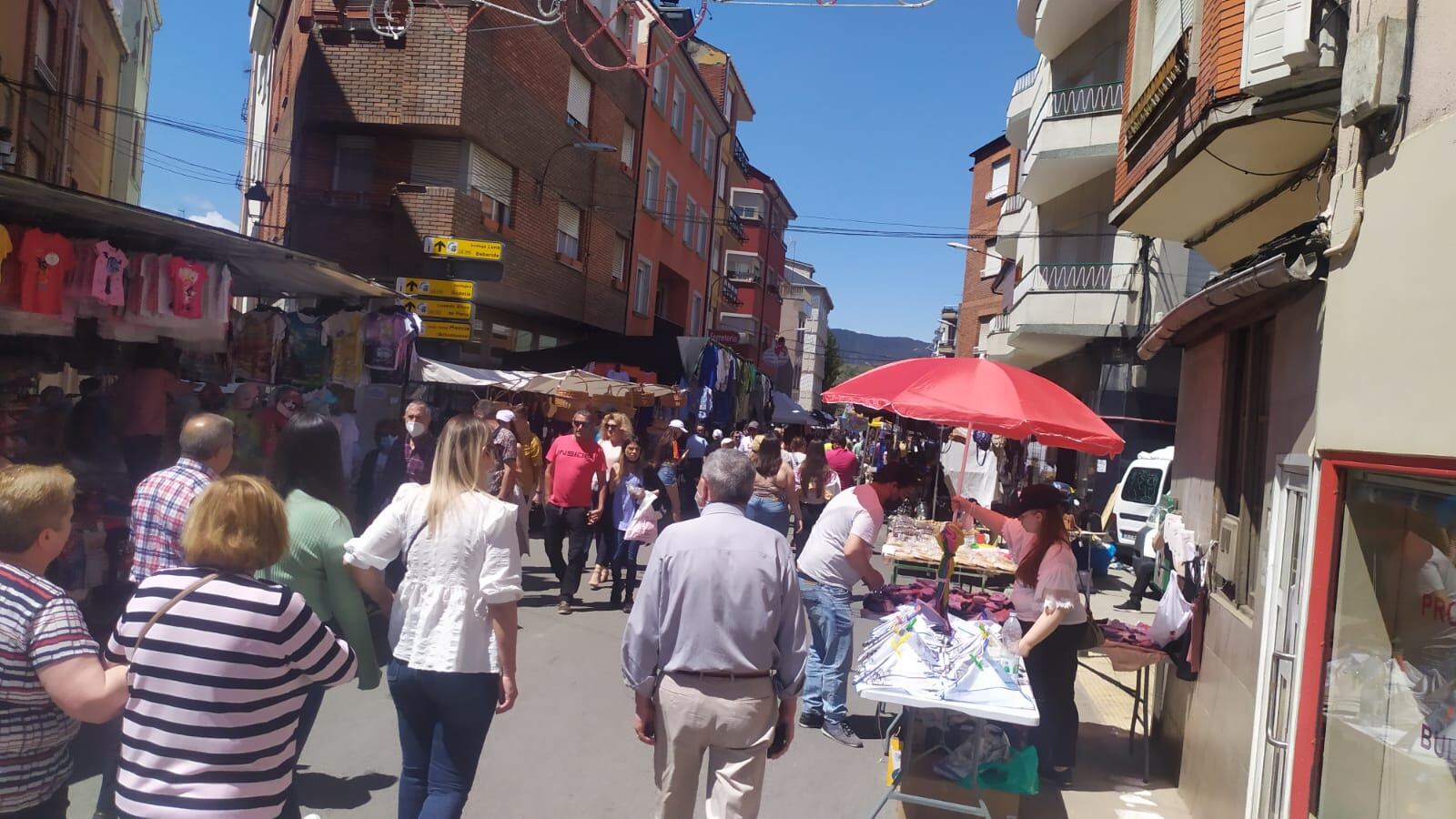 Las calles de Cacabelos estaban repletas