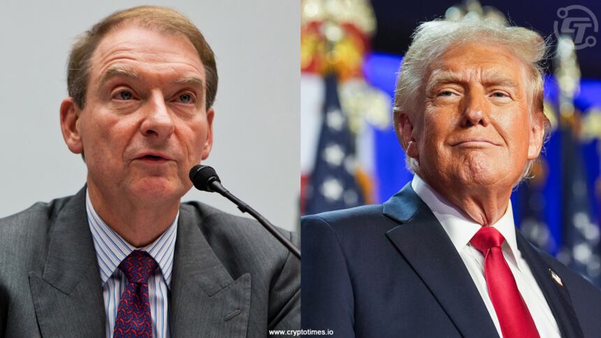 Paul Atkins y Donald Trump