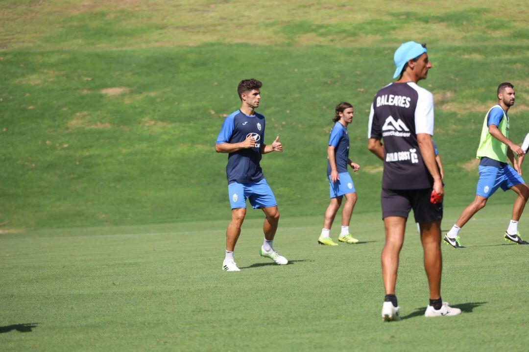 Entrenamiento de preparación del playoff de ascenso.