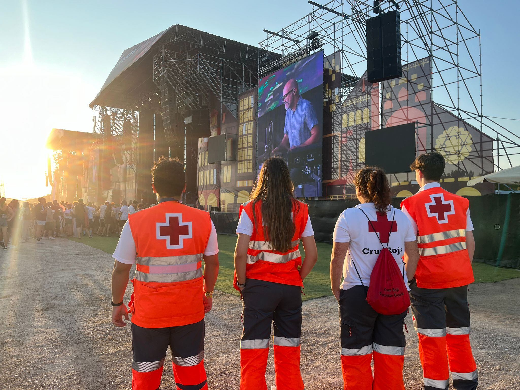 Cruz Roja desplegó 60 voluntarios en el festival