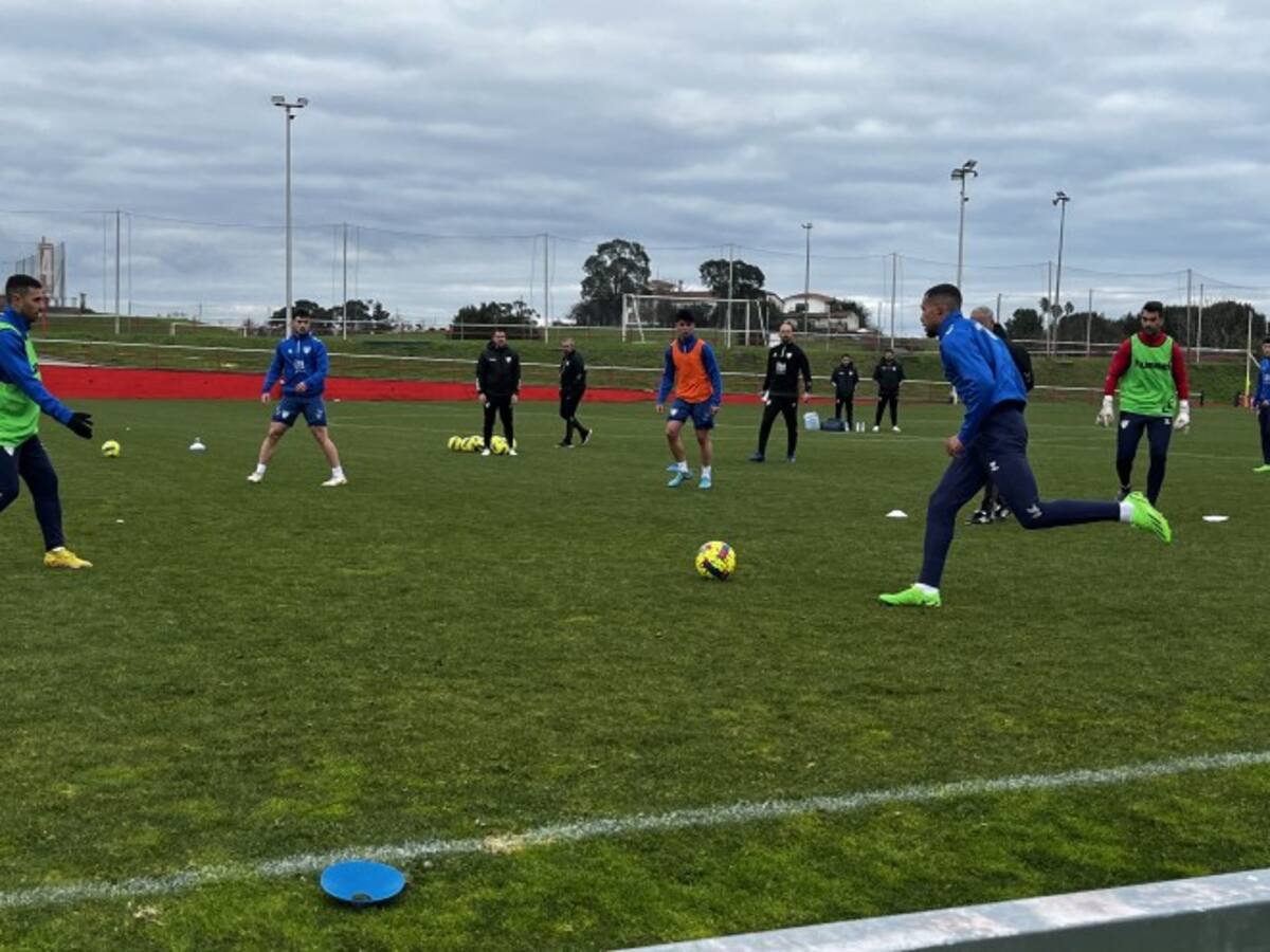 El Málaga antes del regreso trabajó en las instalaciones de Mareo
