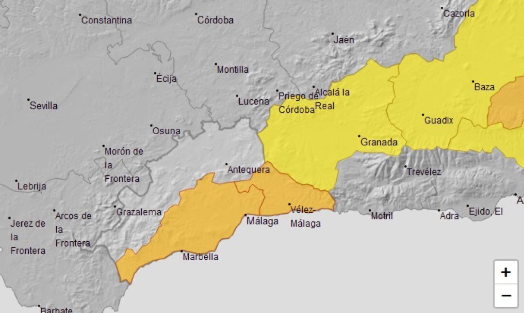 Meteorología activa la alerta naranja por altas temperaturas en la Costa del Sol, el Guadalhorce y en la Axarquía