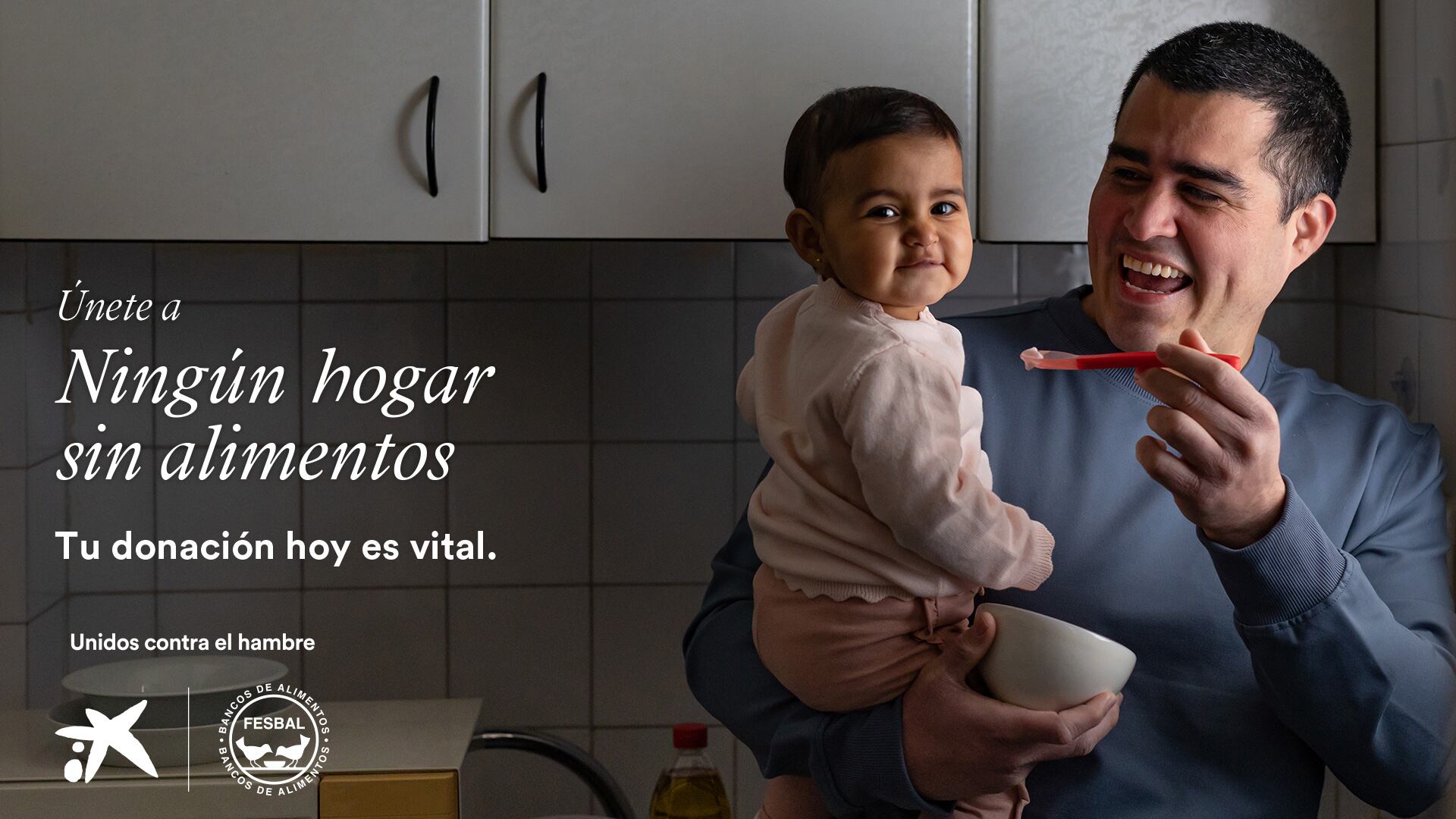 Imagen de la campaña &quot;Ningún hogar sin alimentos&quot;.