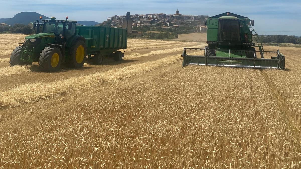 Andrés Esclarín, agricultor de La Canal de Berdún
