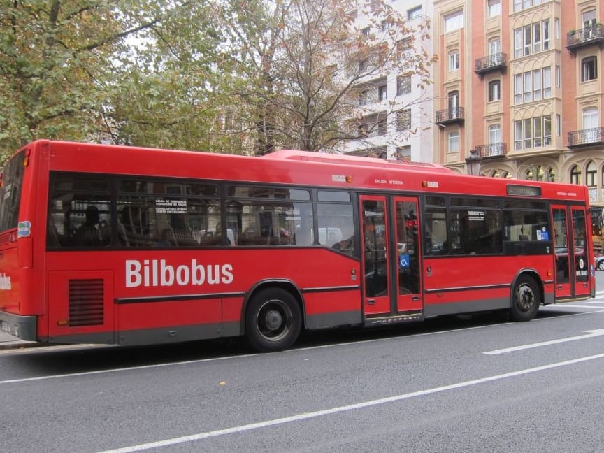 Una unidad de Bilbobus