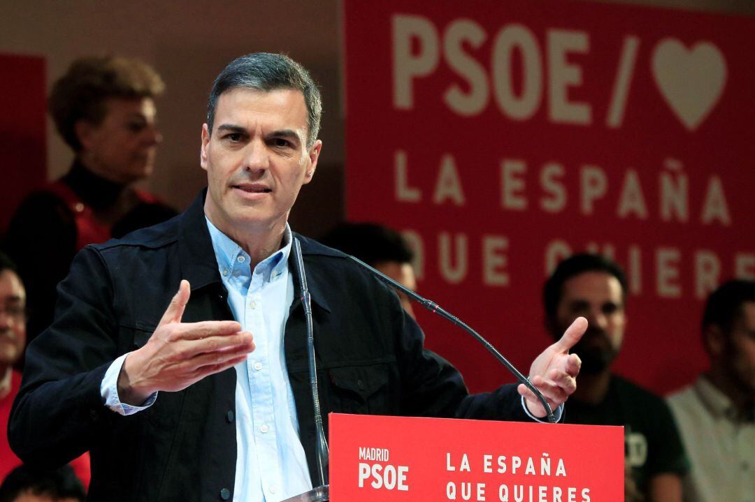 Acto preelectoral del secretario general del Psoe. 