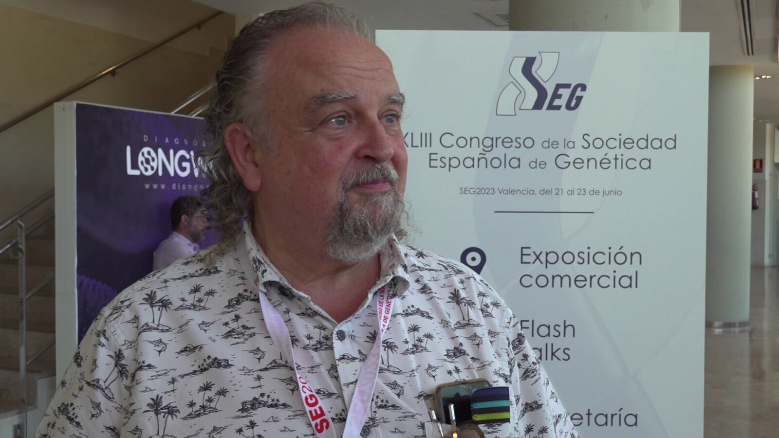 Agustín Blasco, tras recibir el Premio Nacional de Genética. /