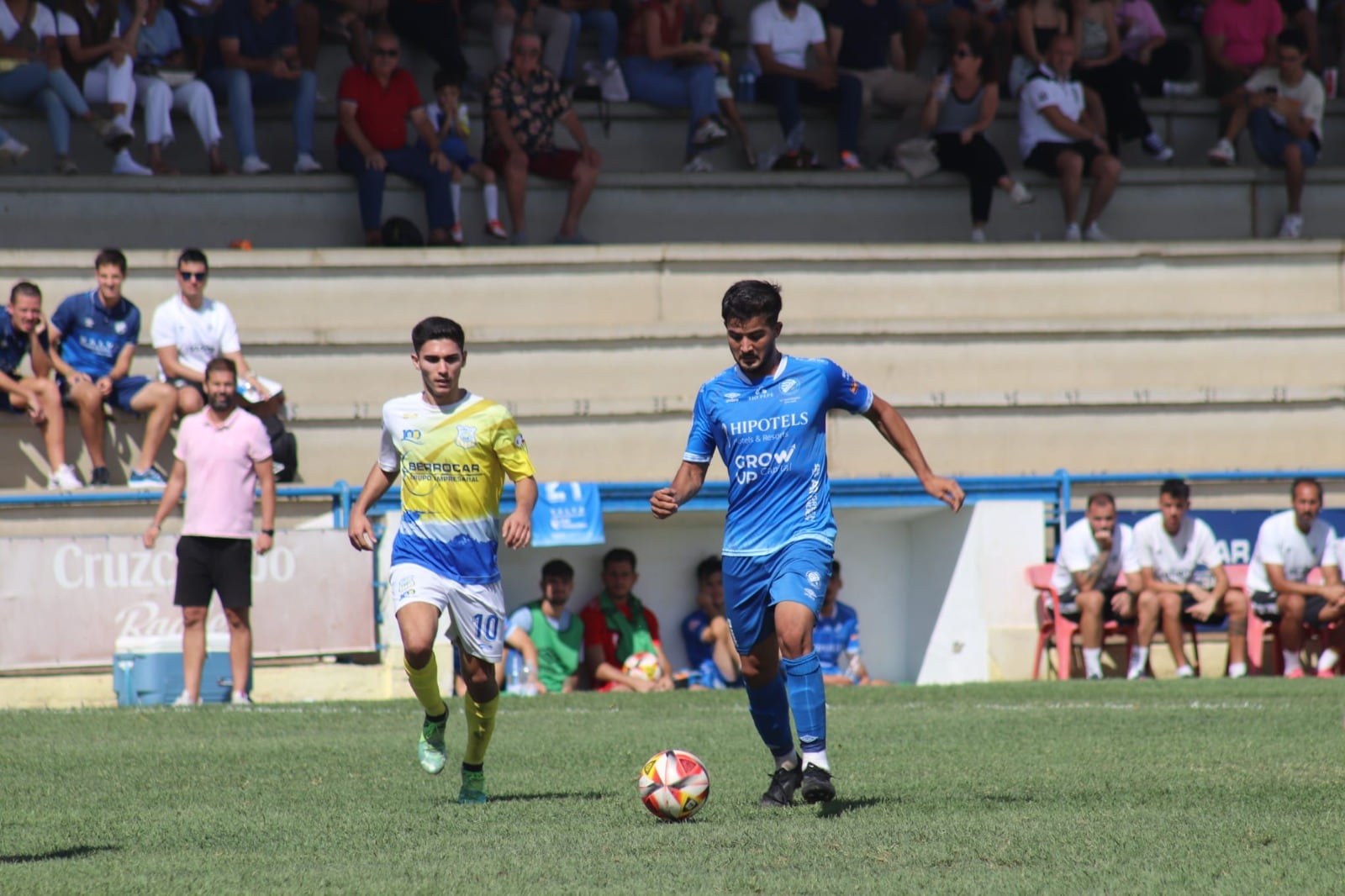 Imagen del partido entre el Xerez DFc y el Coria