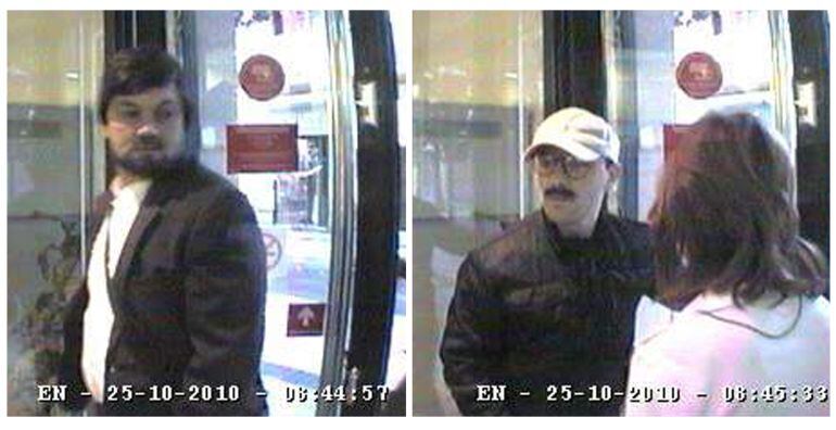 Imatge de les videocàmeres de seguretat de l'entitat bancària el dia dels fets