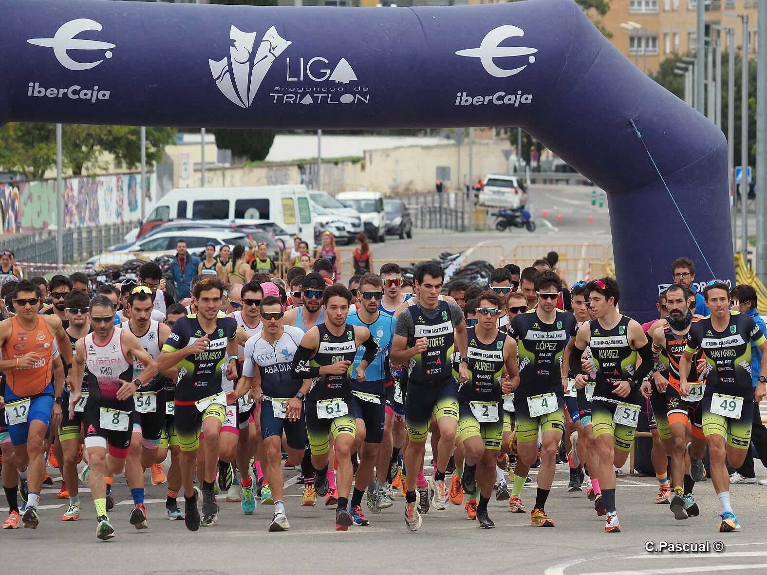 La prueba contó con una buena participación en una intensa matinal en Huesca