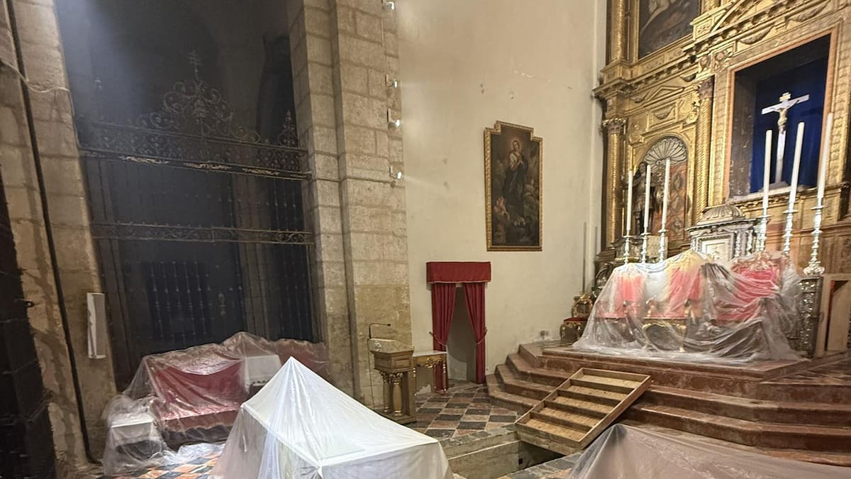 Comienzan las obras del columbario en la Parroquia de San Miguel