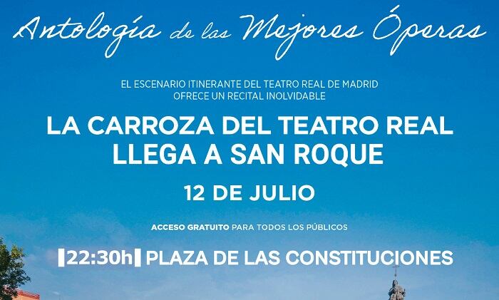 Cartel del evento en San Roque