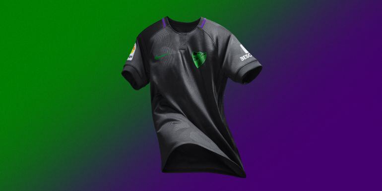 El Málaga mostró su segunda equipación