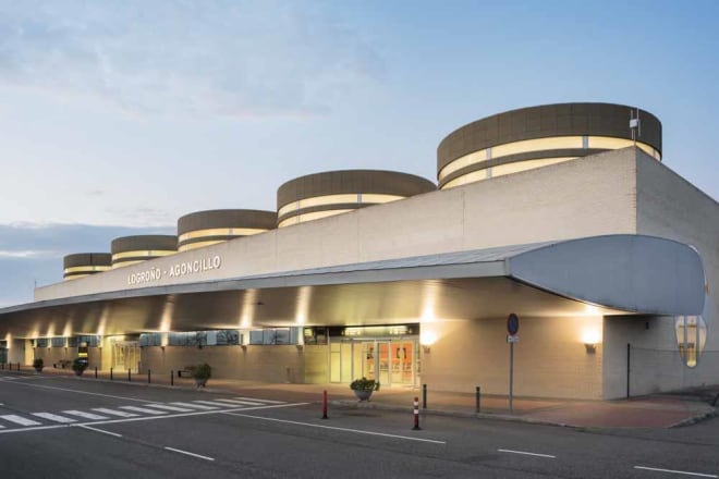 Aeropuerto de Logroño-Agoncillo, en La Rioja.