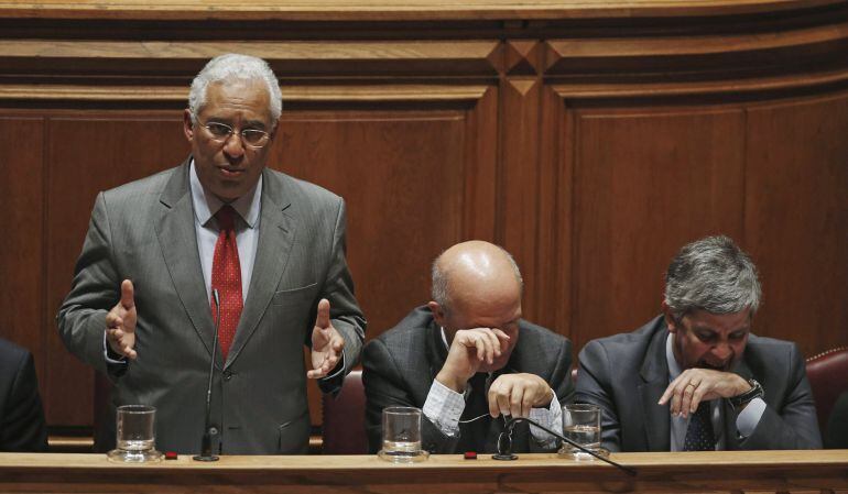 El primer ministro Antonio Costa durante un debate