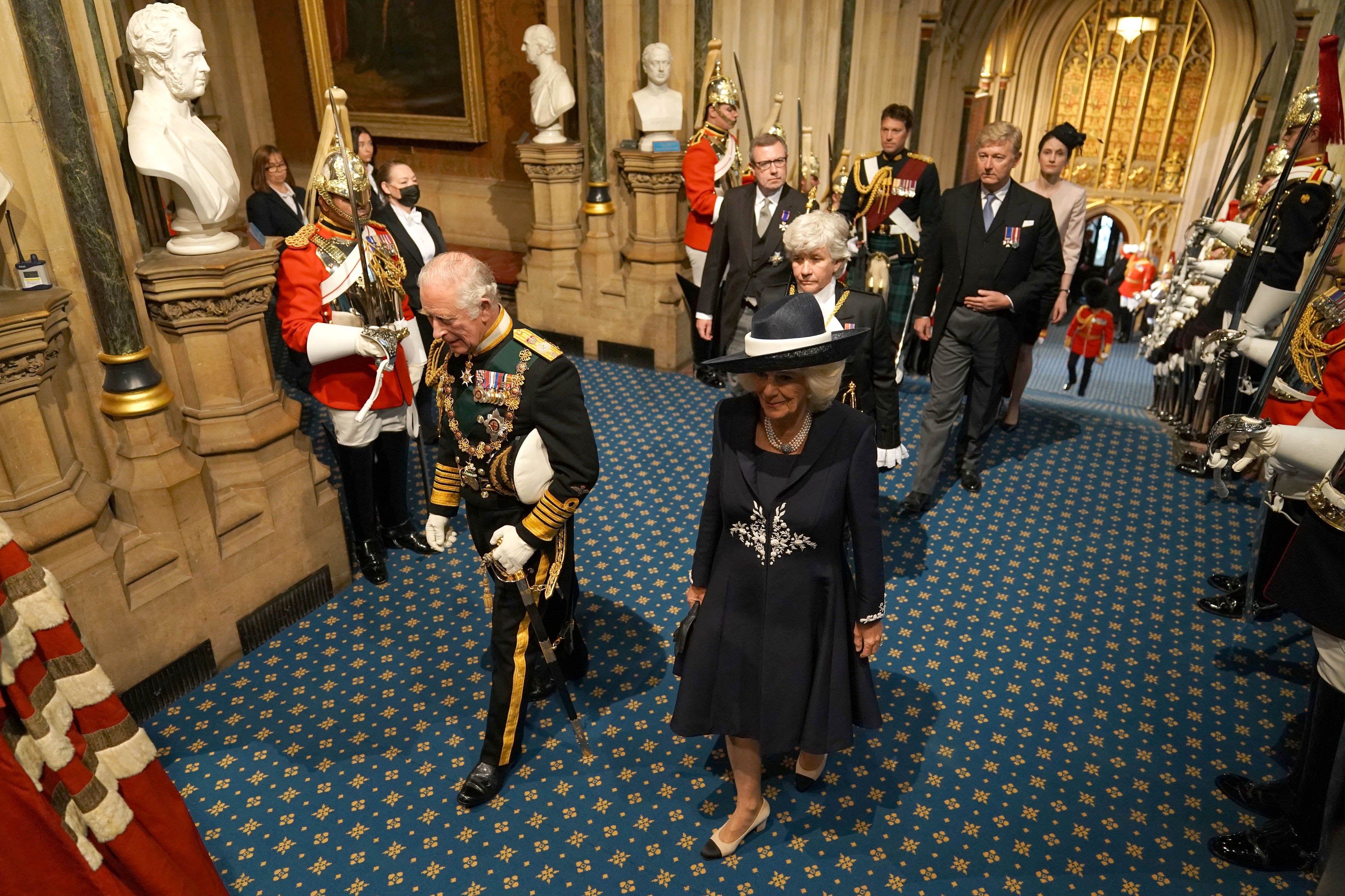 Carlos de Inglaterra sustituye por primera vez a su madre Isabel II en el &#039;Discurso de la reina&#039;.