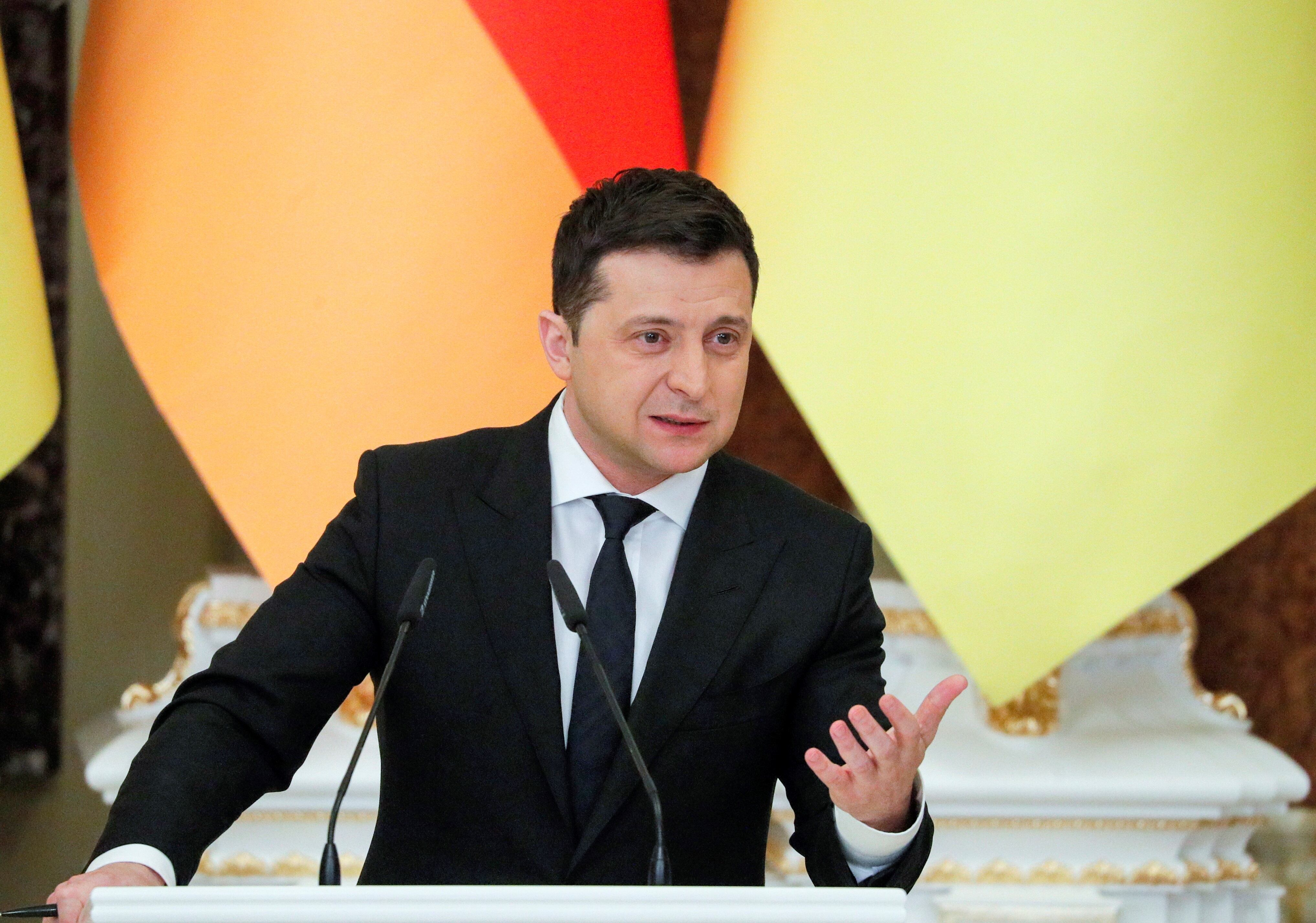 El presidente de Ucrania, Volodymyr Zelensky