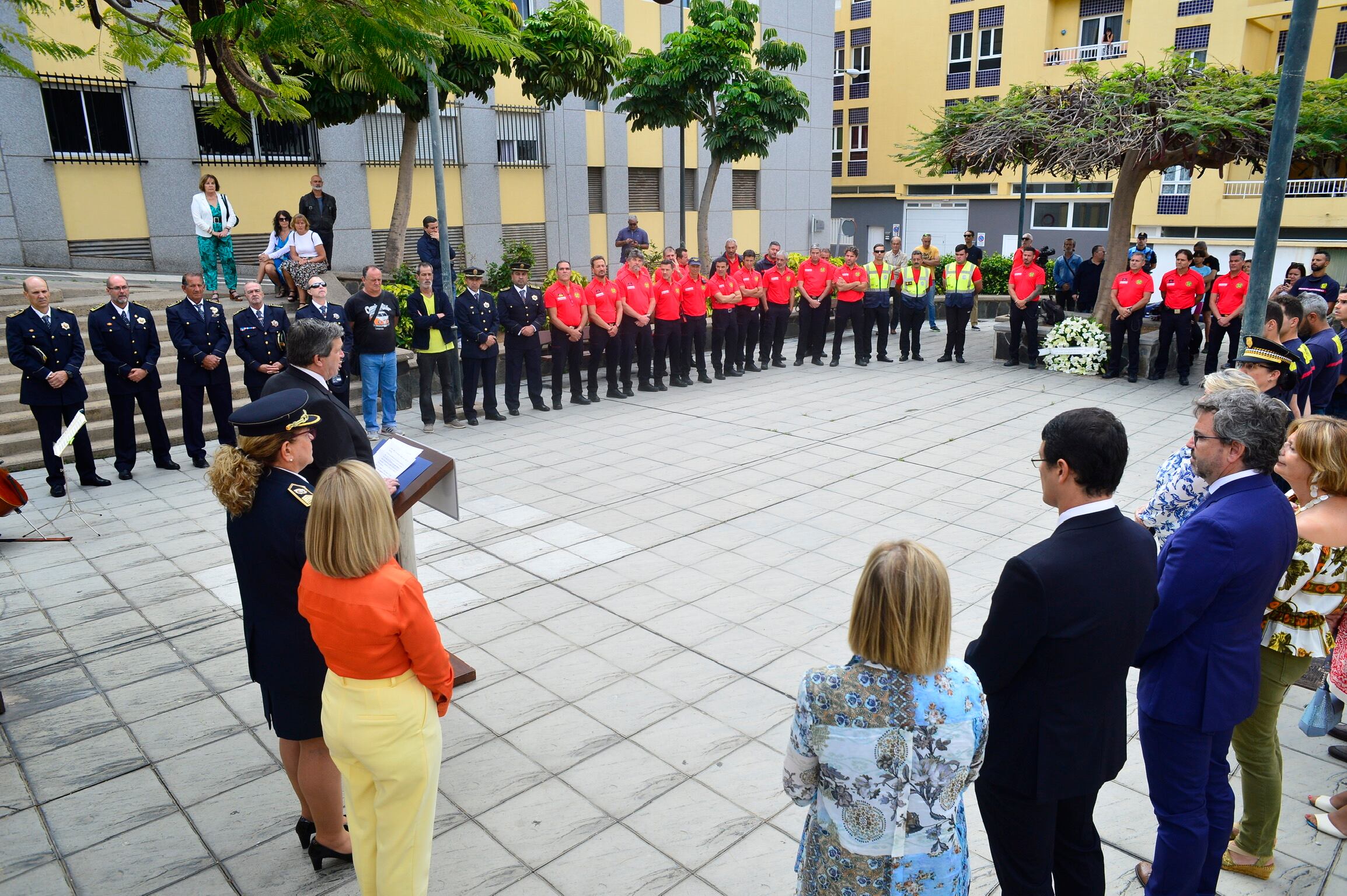 Homenaje a los bomberos fallecidos en 1986