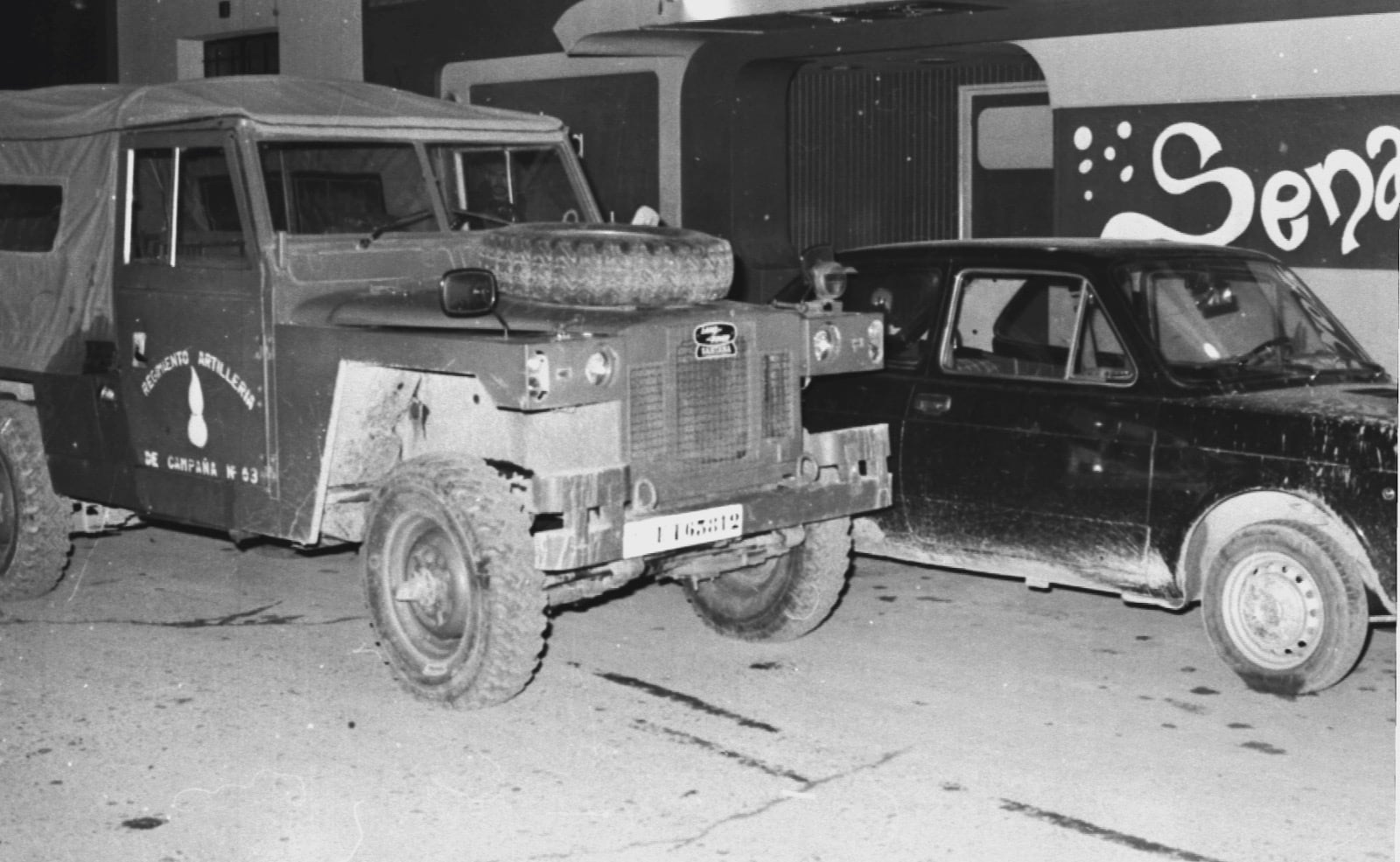 Los días anteriores al referéndum en Aranda, el Ejército patrulló las calles y custodió enclaves estratégicos: estaciones de ferrocarril, depósito de Campsa, y Centro de transformación eléctrica de Costaján