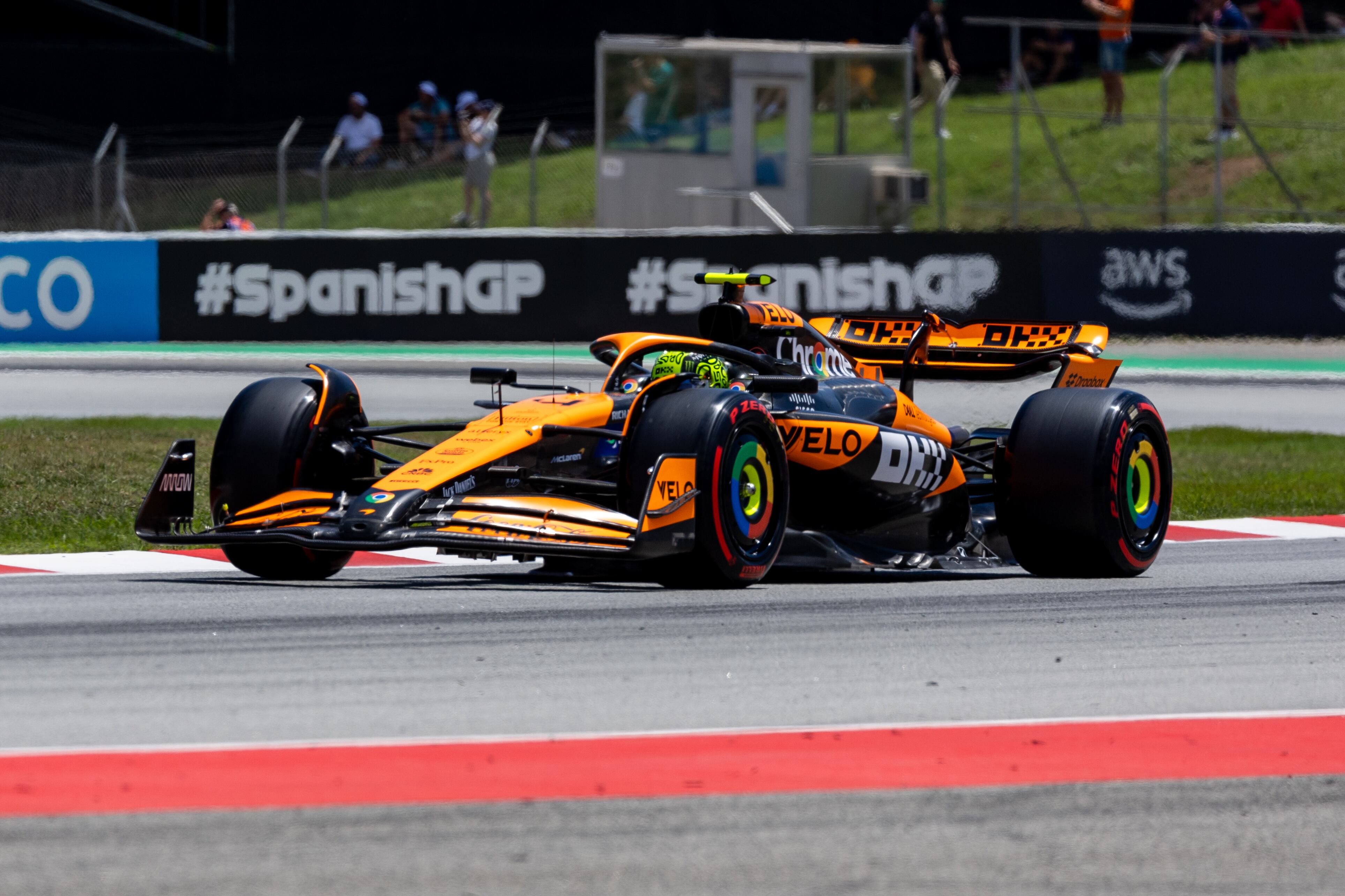 Lando Norris en el GP de España 2024