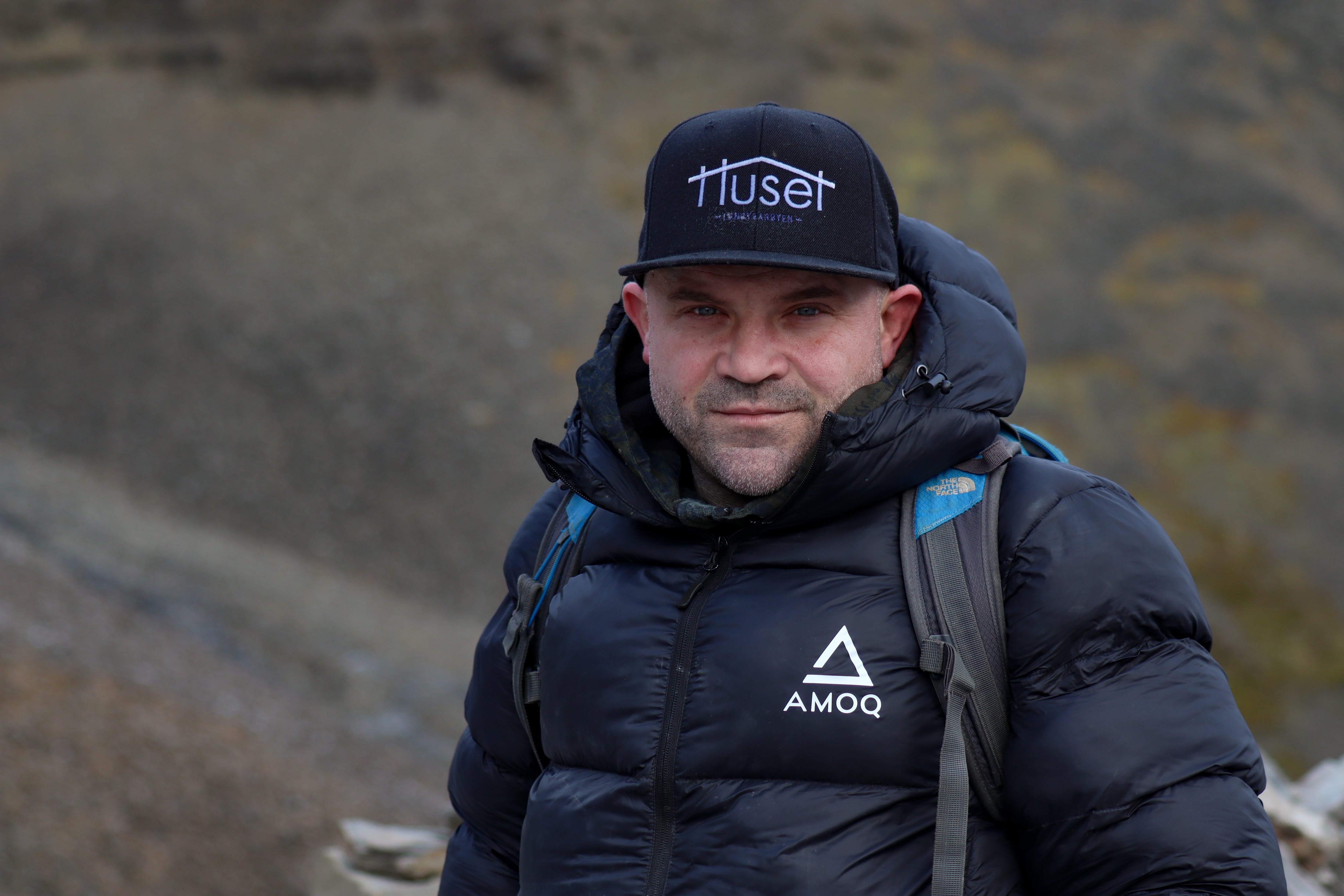 El chef Alberto Lozano, en Svalbard (Noruega).