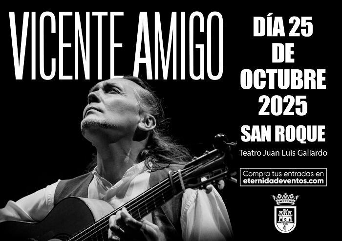 Vicente Amigo en concierto en San Roque