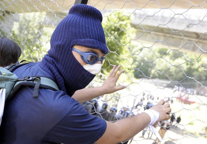 Los incidentes se produjeron durante la manifestación convocada por la plataforma &quot;No TAV&quot; en Chiomonte