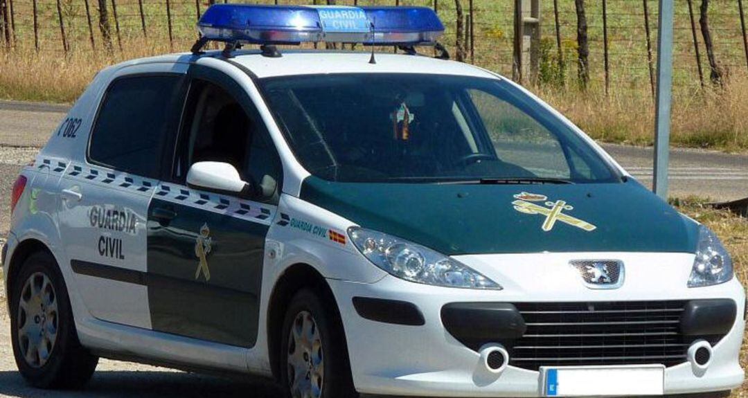 Imagen de archivo de un coche de la Guardia Civil. 