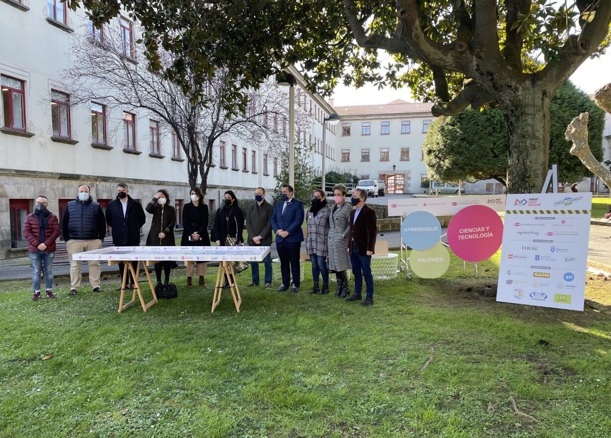 Presentación de la First Lego League Galicia en el campus de Esteiro (foto: UDC)