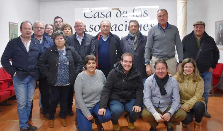 Asistentes de la última asamblea en la que se ha renovado la Ejecutiva local del PSOE