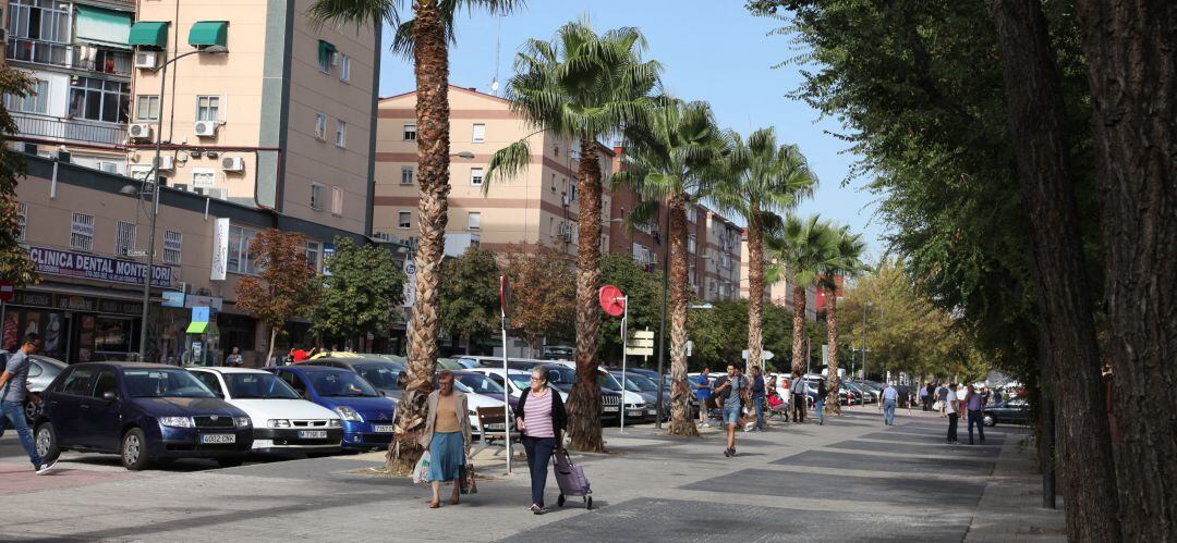 Imagen de una calle del barrio getafense de La Alhóndiga.