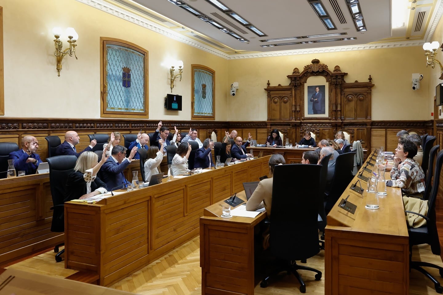 Los antiguos juzgados de Prendes Pando han sido objeto de debate entre Gobierno y oposición.