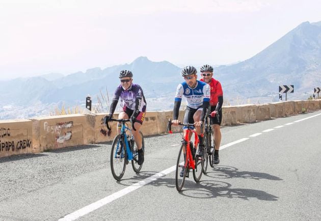 En pleno Everesting en La Carrasqueta