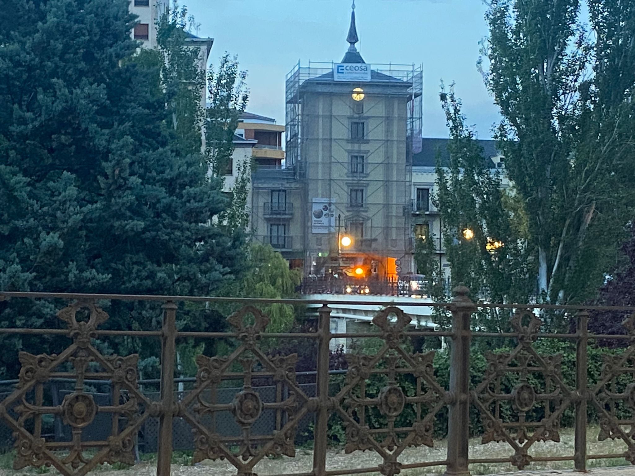 La ambulancia, a lo lejos, no tuvo que intervenir